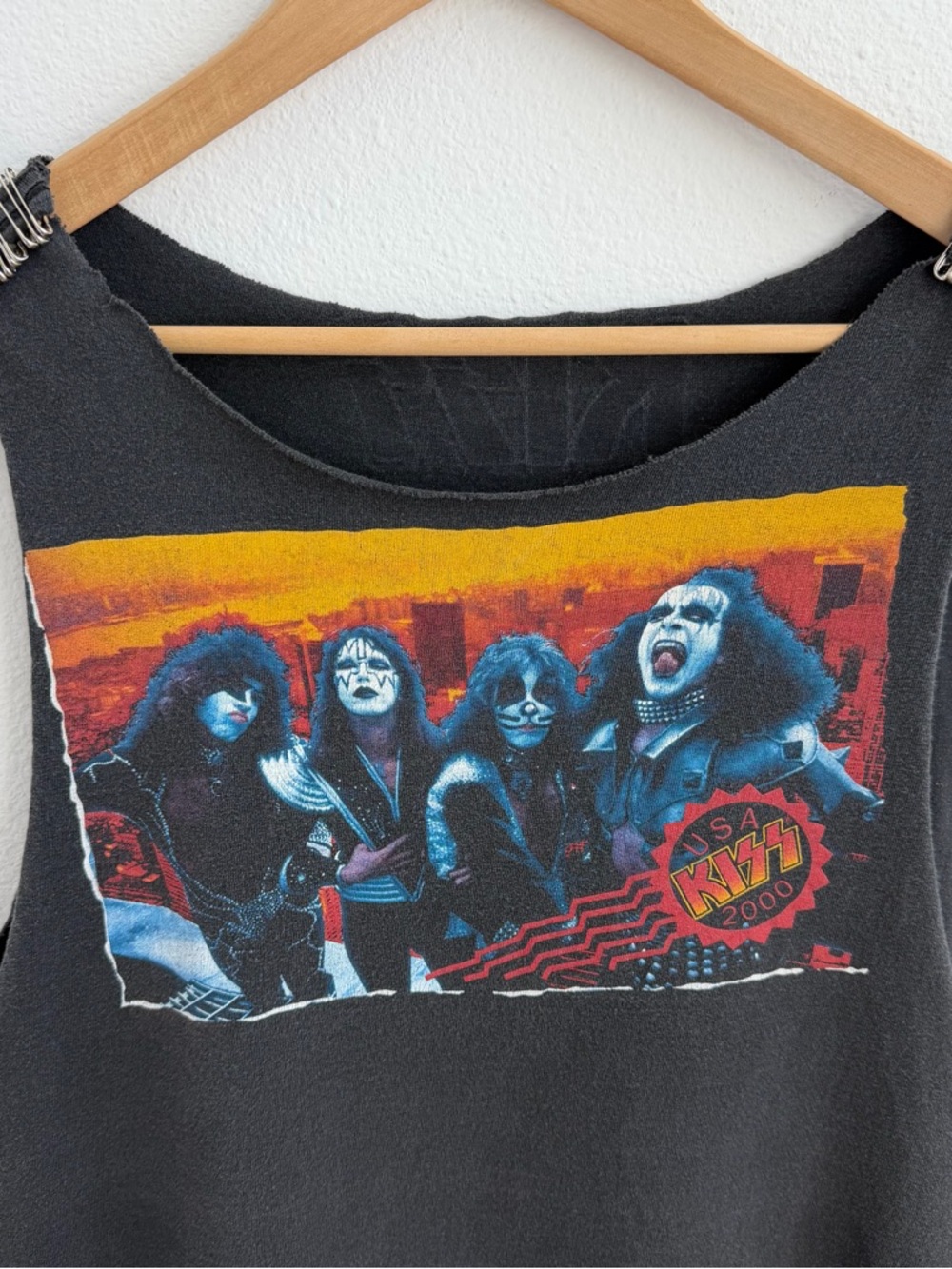 Vintage KISS rock shirt sleeveless tank - Picture 3 of 11